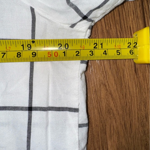 WOMEN'S BLOUSE - ROEBUCK & CO.- WHITE BLACK - SIZE L - Picture 6 of 7